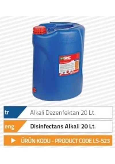 Gnc Alkali Cıp Temizleme Maddesi 20 Lt