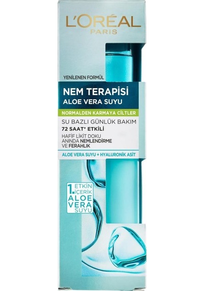 L'Oreal Paris Nem Terapisi Kuru ve Hassas Ciltler için Aloe Vera Suyu 70 ML