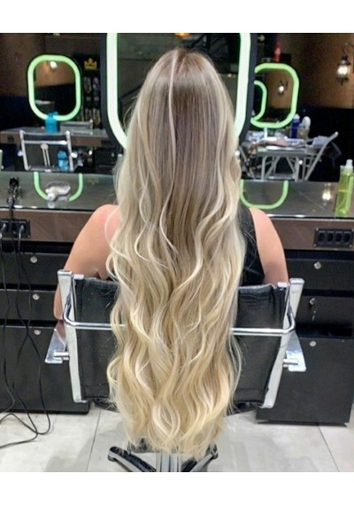Hairpim Wavy 0.8 Gr Bebek Sarısı Ombre 50 Adet 70 Cm Ombreli