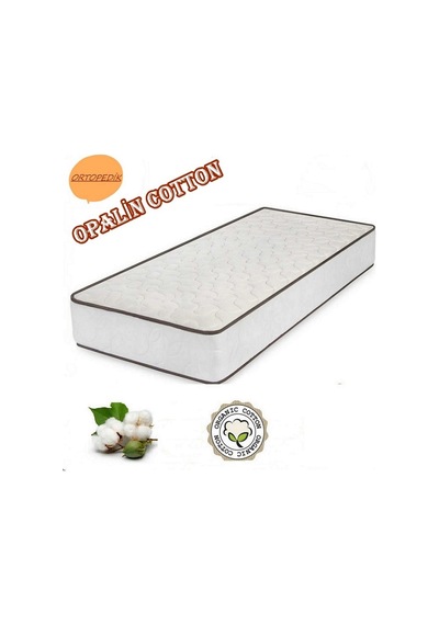 Uzunbebe 90X190 Opalin Cotton Yaylı Yatak  Ortopedik 90*190 Yaylı Yatak