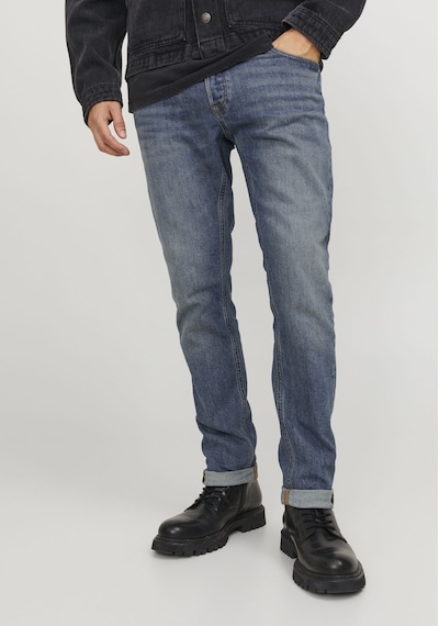 Jack & Jones Erkek Glenn 271 Slim Fit Jean 12252977 Blue Denim Mavi