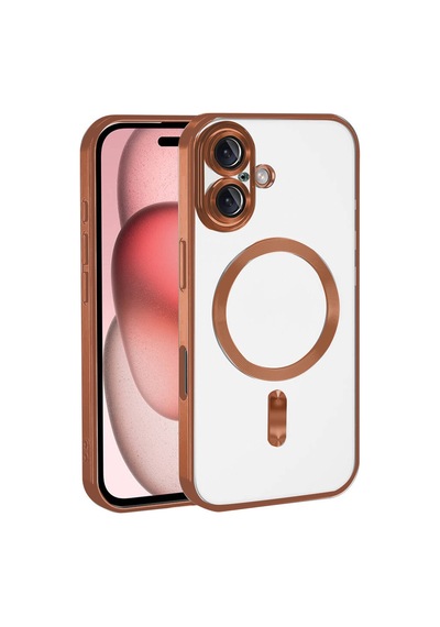 Apple İphone 17 Uyumlu Kross Magneticsafe Kapak - Turuncu