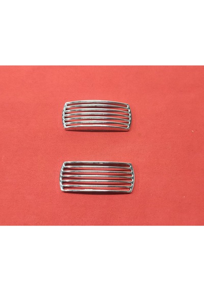 Abs Plastik Krom Kaplama Sinyal Çevresi 2 Adet 13 Cm/5cm