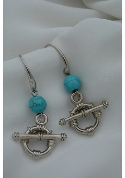 Stoneagejewellery Stoneage Özel Tasarim Küpe N11.88553 Gri