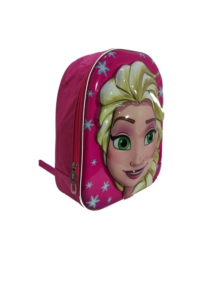 Mmk Collection Günlük Ve Kreş Anaokulu Frozen Desenli Baskılı Pembe Renk Kız Sırt Taşımalı Çanta