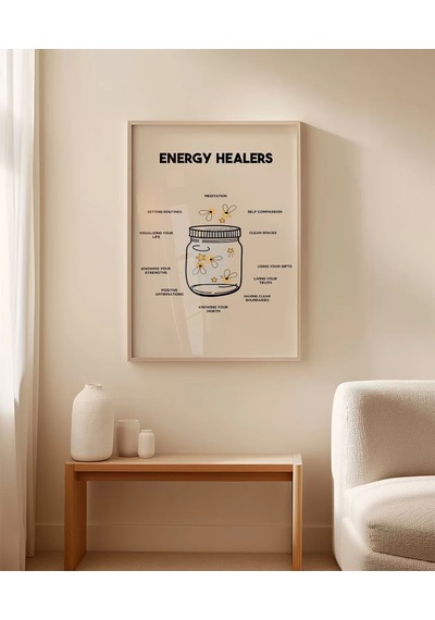 Çerçevesiz Poster Şifa Veren Alışkanlıklar