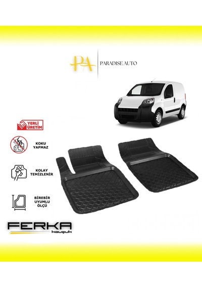 Citroen Nemo Ön 2 Parça 2008 Ve Üstü Uyarlanabilir Havuzlu Paspas