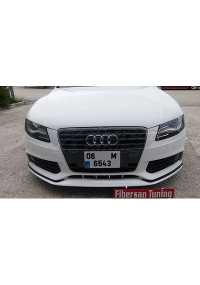 Audi A4 Ön Tampon Lip---fibersan Tuning