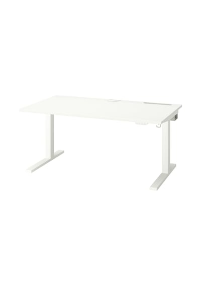 Yüksekliği Ayarlanabilen Çalışma Masası, Beyaz, 140x80 Cm, Elektrikli Beyaz Yüksekliği Ayarlanabilen Çalışma Masası, Beyaz, 140x80 Cm, Elektrikli Beyaz