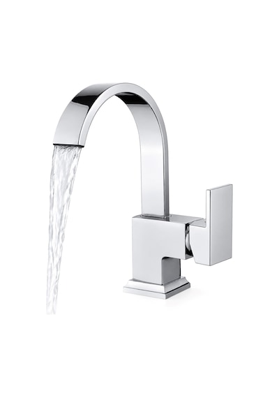 Sardıcı Şelale Lavabo Bataryası Krom Çift Su Girişli 5 Yıl Garantili