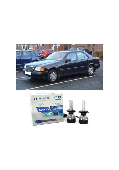 Mercedes C W202 Led Xenon Uzun Far Ampulü H1 Access Yeni Seri Beyaz