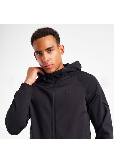 Lescon 25n-1117 Erkek Fermuarlı Kapüşonlu Sweatshirt - Siyah SiYAH