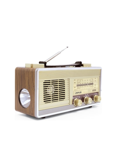 Jopus Nostaljik Görünümlü El Fenerli Radyolu Bluetooth Hoparlör Older
