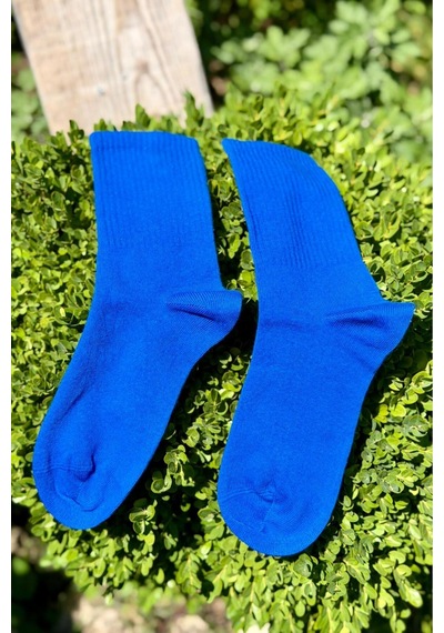 Lousocks Unisex Lacivert Düz Renk Tenis Spor Çorabı