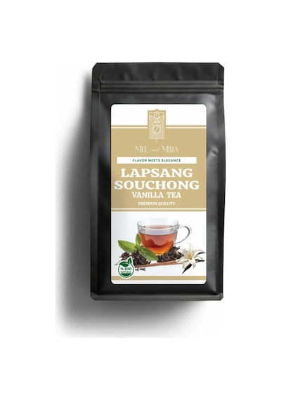 Premium Vanilla Lapsang Souchong Tea 100g, Vanilya Aromalı Lapsang Souchong Çayı
