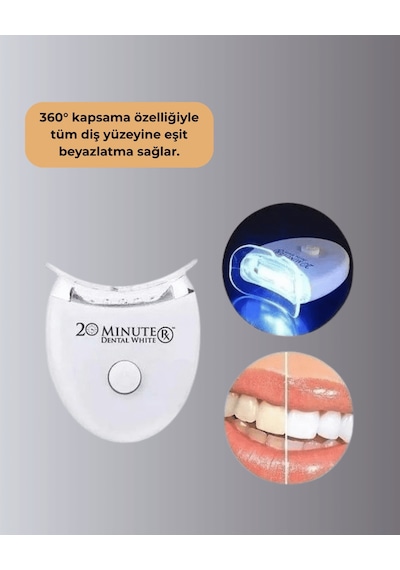 Diş Beyazlatıcı Sistem, Mavi Işık Teknolojili, Güvenli