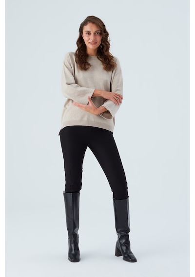Peraluna Nell Pullover Yanları Yırtmaçlı 3/4 Kol İnce Kadın Triko Kazak Bej Melanj-bej Melanj Bej Melanj Peraluna Nell Pullover Yanları Yırtmaçlı 3/4 Kol İnce Kadın Triko Kazak Bej Melanj-bej Melanj Bej Melanj