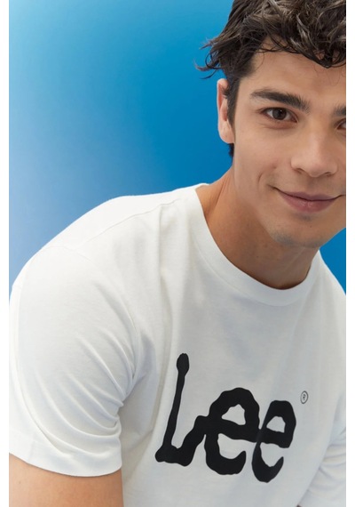 Lee Erkek T Shirt L65QAI12 100 BEYAZ Beyaz