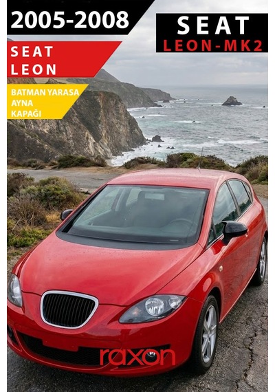 Seat Leon Mk2 2005 2008 Batman & Yarasa Ayna Kapağı Parlak Piano Black Sport,