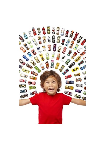 Hot Wheels Tekli Arabalar, Geniş Ürün Yelpazesi, Oyuncak Araba Koleksiyonu, 1: 64 Ölçek, 5785 Çok Renkli
