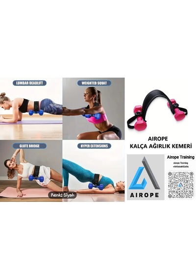 Aırope Kalça Kaldırma Ağırlık Kemeri