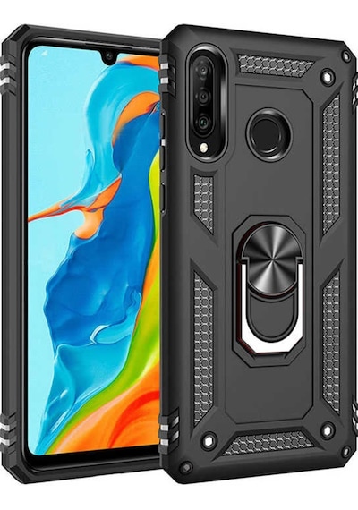 Samsung Galaxy Uyumlu A20S Kılıf Zore Vega Kapak-Siyah
