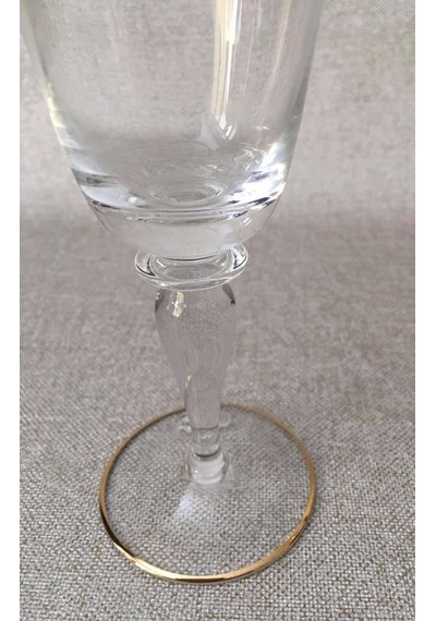 1980’Ler Avrupa Vintage Kristal Kadeh 19 Cm