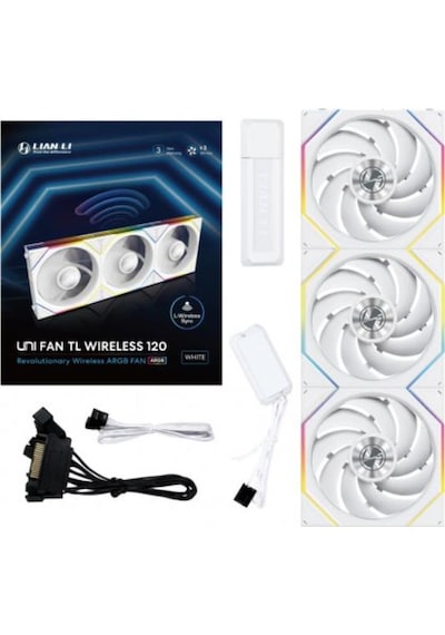 Lian Li Unı Fan Tl Wıreless 3x120mm Beyaz Kasa Fanı