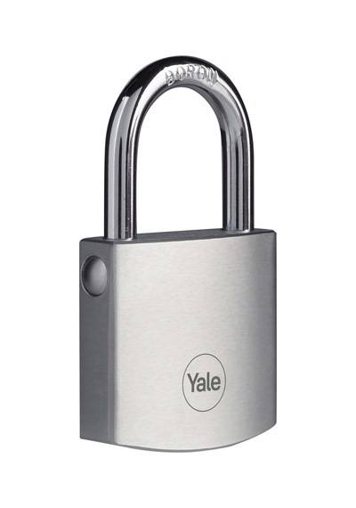 Yale Y120b/40/125/1-40 Mm Dmu Krom Kaplamalı Asma Kilit - Yüksek