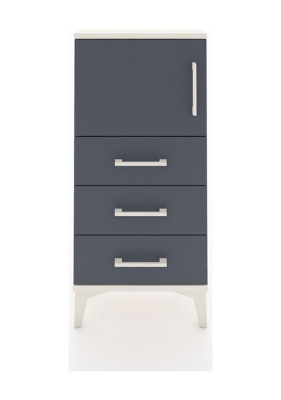 Arges Komodin Tek Raflı 3 Çekmeceli Tek Kapaklı 44x30x96 Aytaşı-antrasit Aytası Arges Komodin Tek Raflı 3 Çekmeceli Tek Kapaklı 44x30x96 Aytaşı-antrasit Aytası
