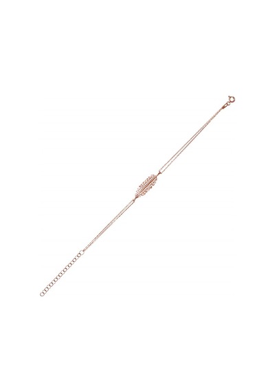 Tüy Motifli Tasarım Kadın Gümüş Bileklik N11.39899