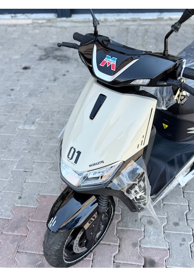 Mobilette Tiger 12000 2024 Elektirikli Motosiklet Krem