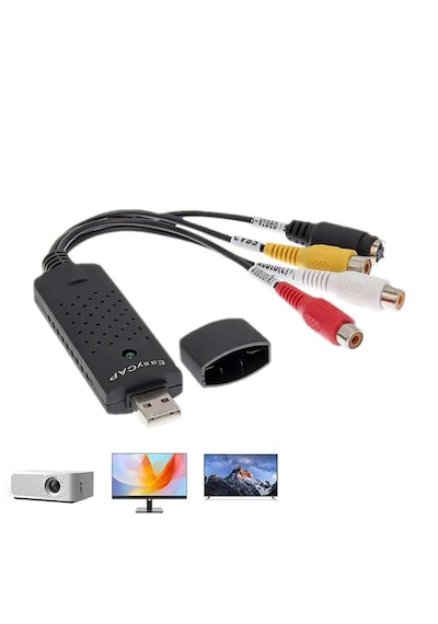Kamera Vhs Tv Analog Cihazlardan Usb Easycap Video Capture Kartı