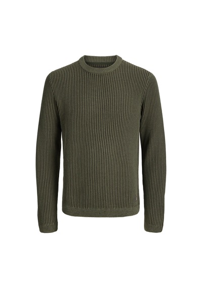 Jack & Jones Jjedover Knıt Crew Neck Sn Haki