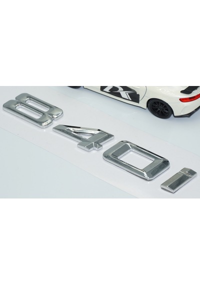 Dk Tuning 840i Bagaj Krom Metal 3m 3d Yazı Logo Bmw İle Uyumlu