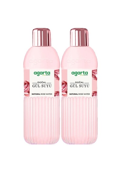 Agarta Doğal Gül Suyu 400ml 2 Li Set
