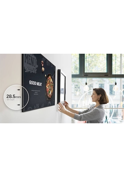 Samsung  Uyumlu  Qm32c Serisi 32'' - İşletmeler İçin Dinamik Kristal Renkli Uhd Dijital Tabela Lh32qmcebgcxtk