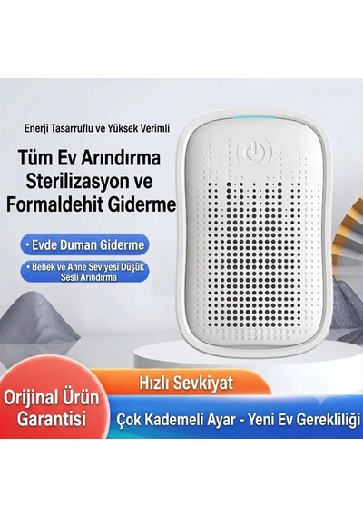 Arpag Import Oda Hava Temizleme Cihazı Hepa Filtreli Kedi Köpek Tuvalet Kokusu Temizleyici Altın - Çok Renkli