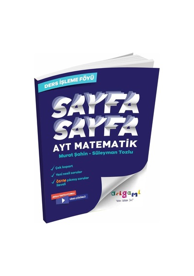 Tammat Yayıncılık AYT Sayfa Sayfa Matematik Ders İşleme Föyü