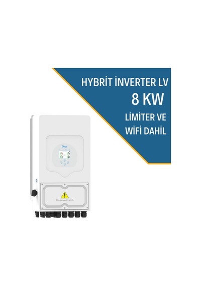Deye 8kw Hibrit Monofaze İnverter Lv