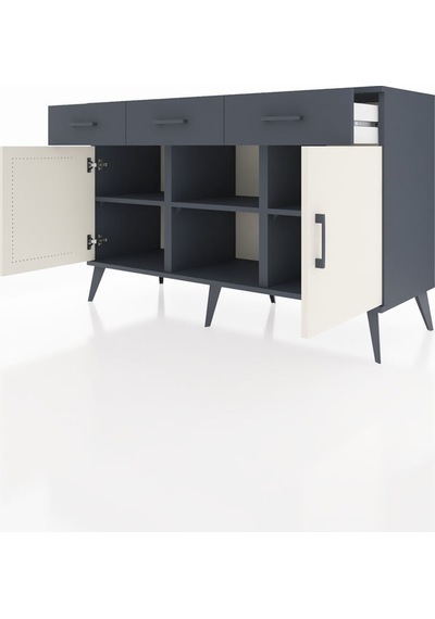 Hyperion Konsol 3 Raflı 3 Çekmeceli 3 Kapaklı 132x44x83 Antrasit-aytaşı/antrasit Aytaşı/antrasit Hyperion Konsol 3 Raflı 3 Çekmeceli 3 Kapaklı 132x44x83 Antrasit-aytaşı/antrasit Aytaşı/antrasit