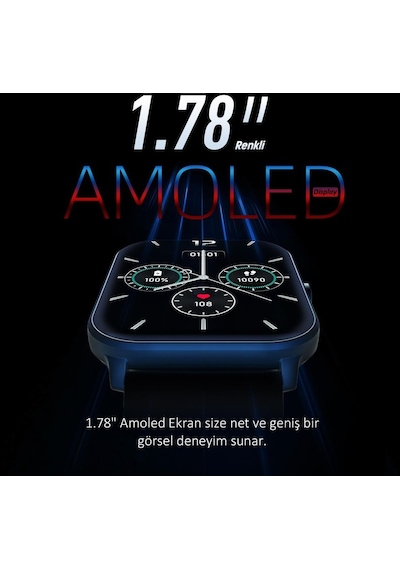 Kieslect Ks Mini Amoled Ekranlı Akıllı Saat (Distribütör Garantili)
