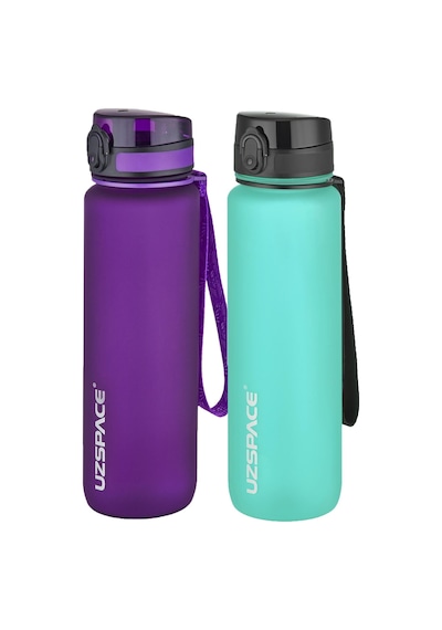 Uzspace 2'li Tritan Matara Seti 1000 Ml Büyük Boy 14 Farklı Renk Seçeneği Fiftyfifty -3038seta Mor - Buz Mavisi Uzspace 2'li Tritan Matara Seti 1000 Ml Büyük Boy 14 Farklı Renk Seçeneği Fiftyfifty -3038seta Mor - Buz Mavisi