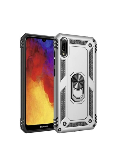 Huawei Y6 2019 Yüzüklü Standli Vega Kilif Ekran Koruyucu 510330808