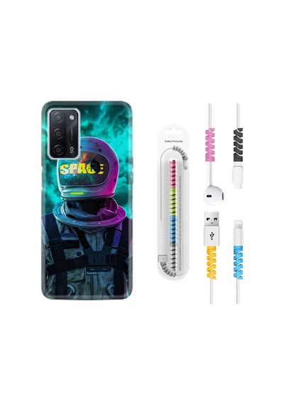 Oppo A55 Kilif Kablo Koruyuculu Space 1854 544140386