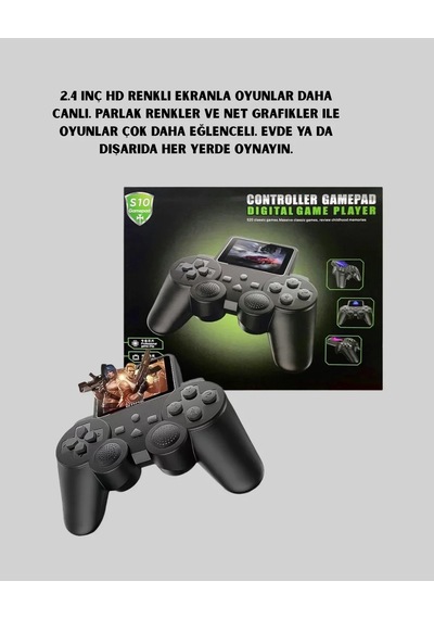 Çocuklar Ve Yetişkinler İçin Uygun 500 Oyunlu Taşınabilir Mini Retro El Konsolu Çok Renkli Çocuklar Ve Yetişkinler İçin Uygun 500 Oyunlu Taşınabilir Mini Retro El Konsolu Çok Renkli