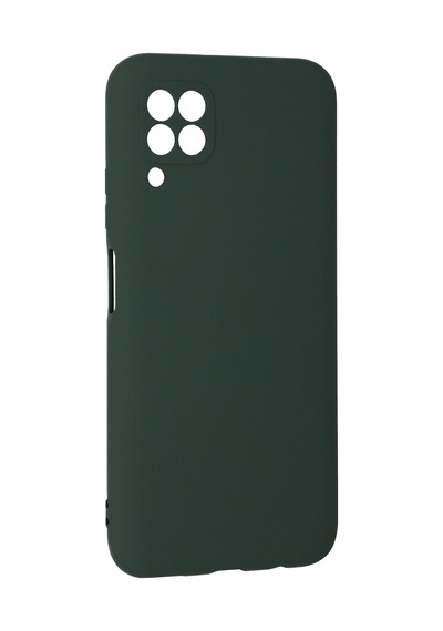 Huawei P40 Lite Uyumlu İçi Kadife Lansman Tasarım Silikon Telefon Kılıfı Haki