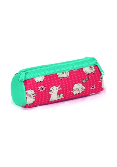 Coral High Kids Neon Mercan Su Yeşili Alpaka Desenli 3 Lü Okul Çanta Seti Set0123466