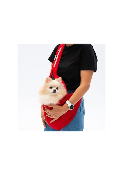 Pawstar Kırmızı Crossbody Çanta