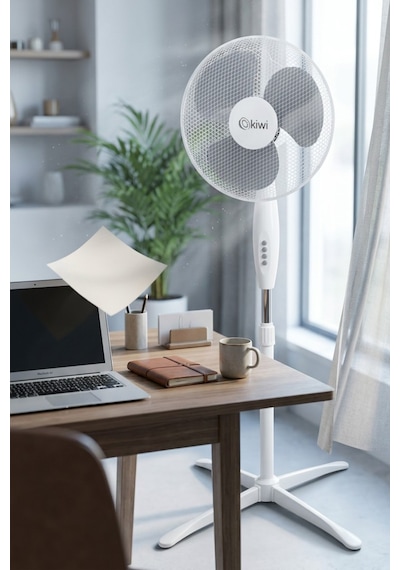 Kiwi Kfan-7417l Standlı Vantilatör 3 Kademe & Salınım & 70 Cm Stabil Taban